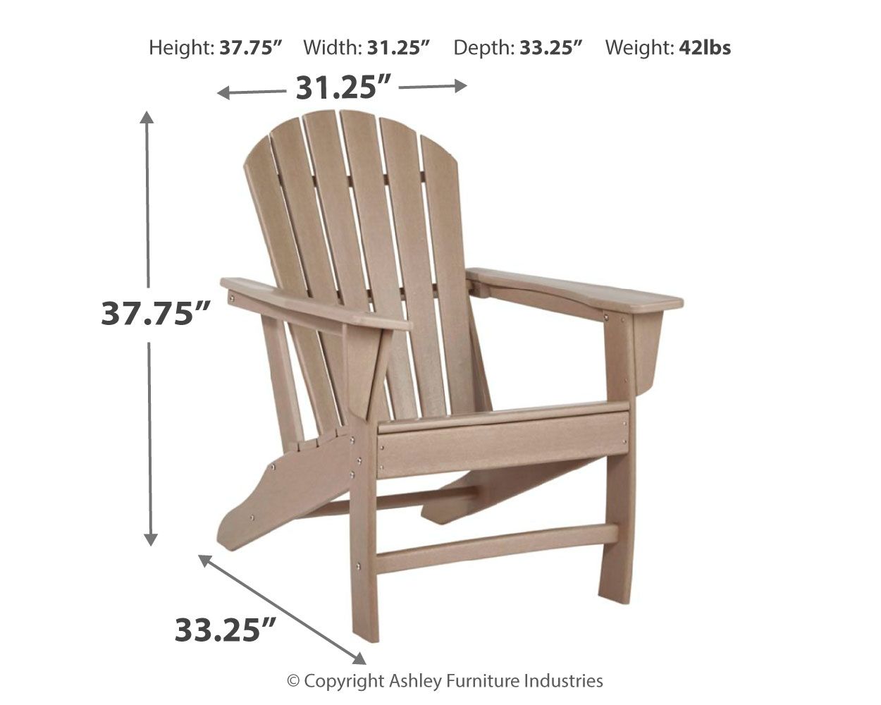 Sundown Treasure - Silla Adirondack para exteriores