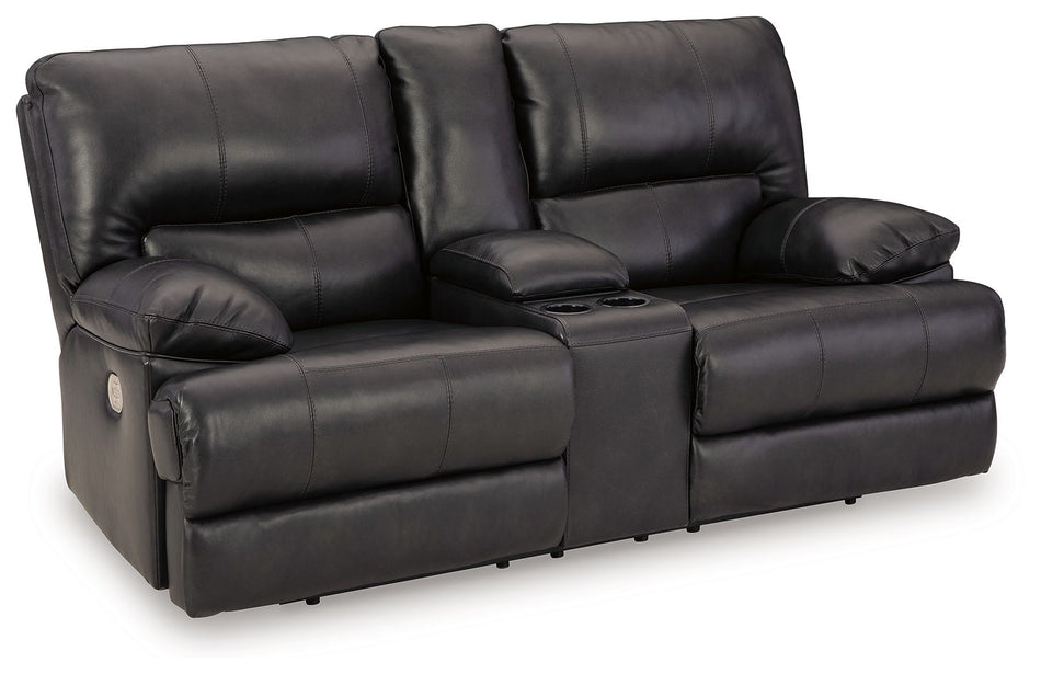 Mountainous - Eclipse - Loveseat reclinable eléctrico con consola y reposacabezas ajustable