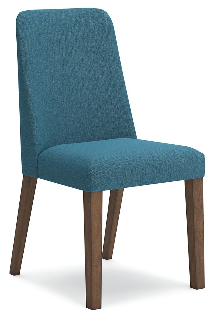 Lyncott - Azul / Marrón - Silla auxiliar de comedor (juego de 2)