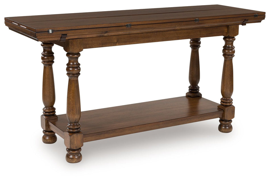 Mesa de sofá abatible Sturlayne - Marrón