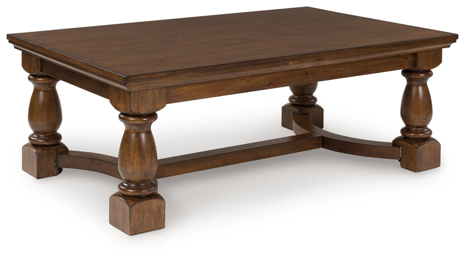 Sturlayne - Marrón - Mesa de cóctel rectangular