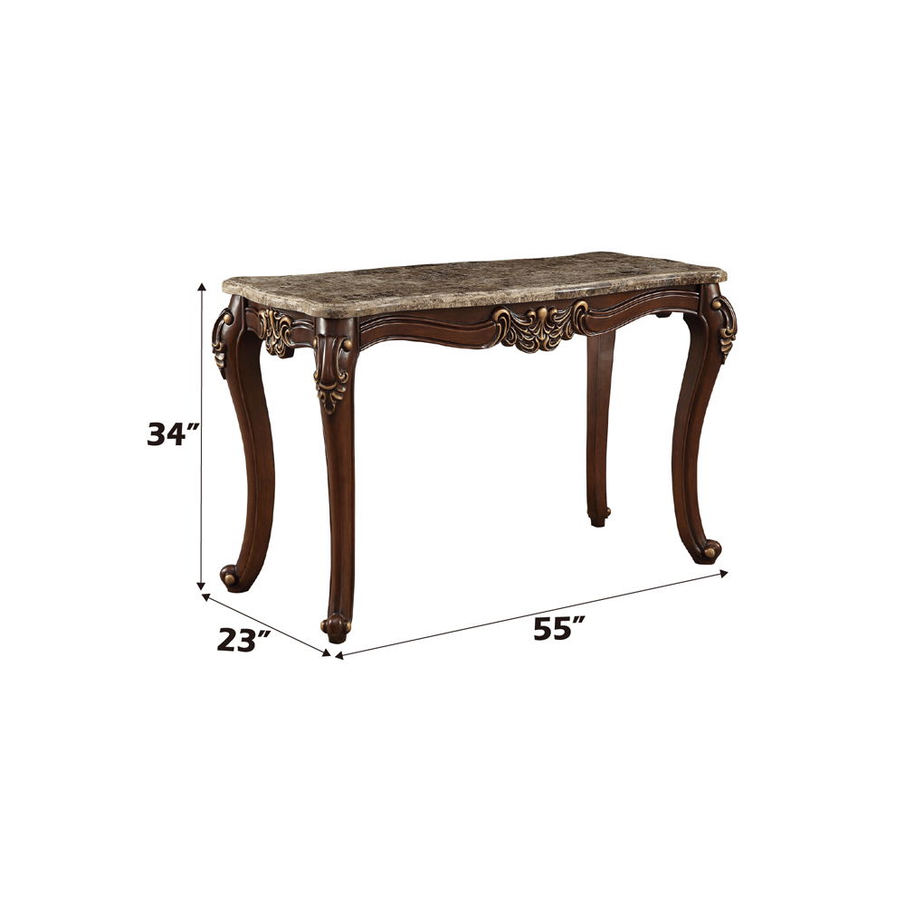 Mehadi - Mesa decorativa - Nogal