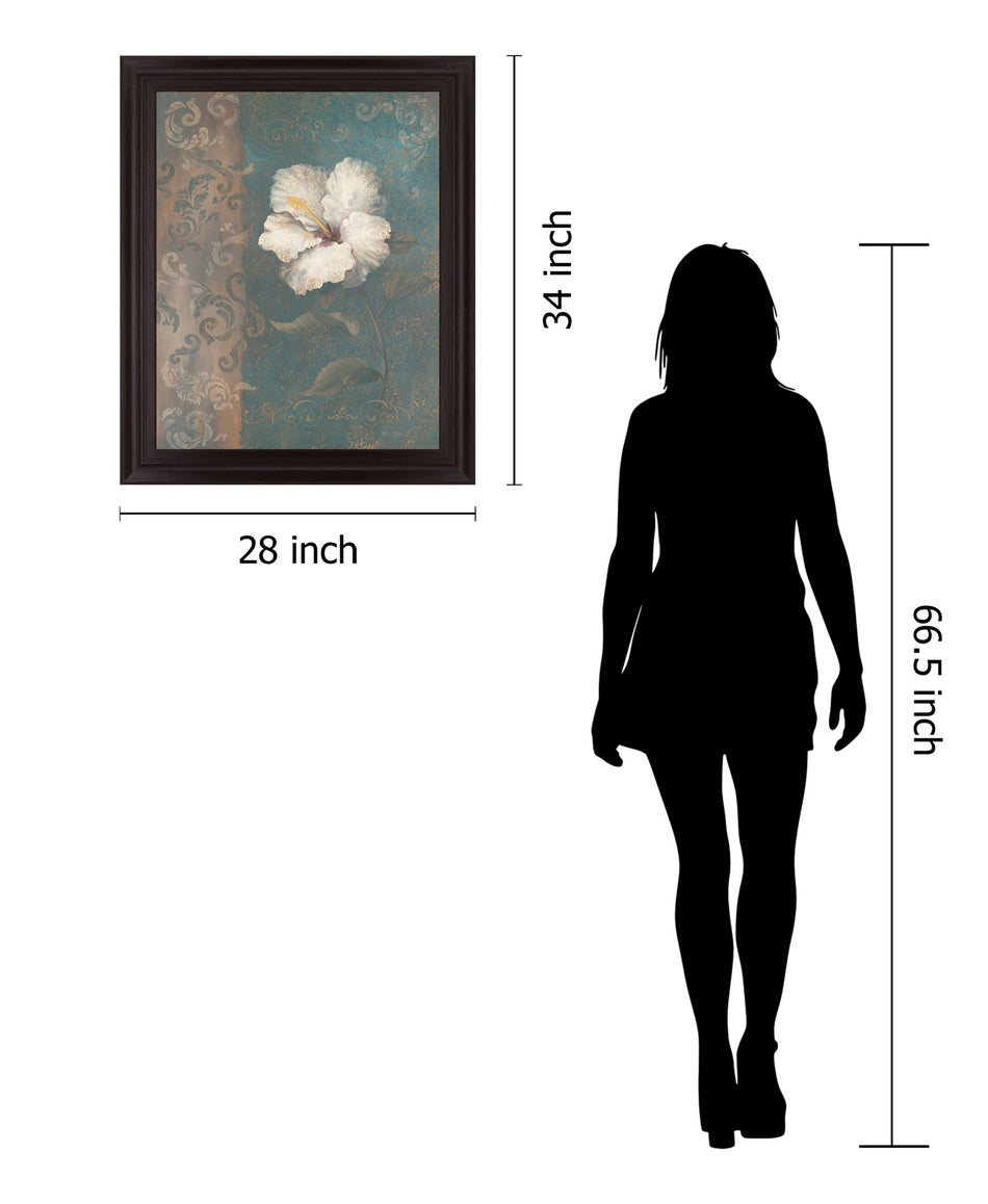 Gilded Petals - 28" x 34" Framed Wall Art