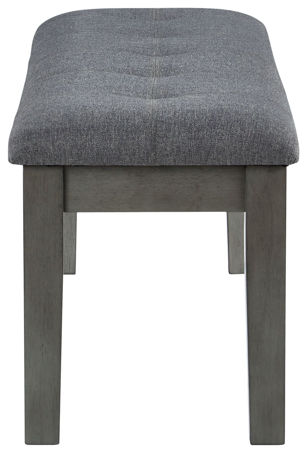 Banco de comedor grande UPH Hallanden, color negro y gris