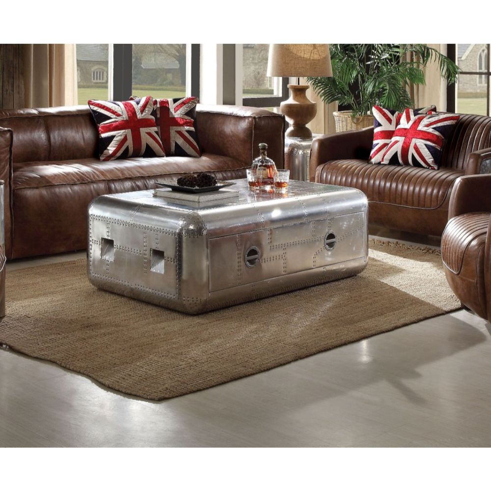 Brancaster - Mesa de centro - Aluminio - 19"