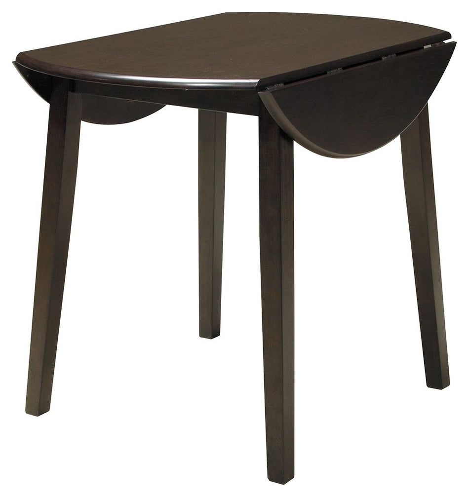 Hammis - Marrón oscuro - Mesa redonda abatible DRM