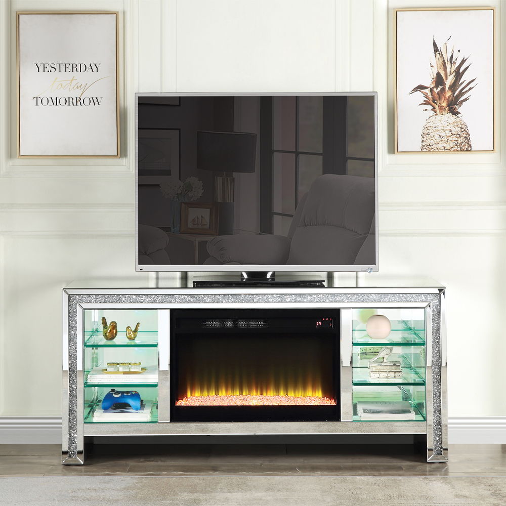 Noralie - Mueble de TV con espejo de 28"