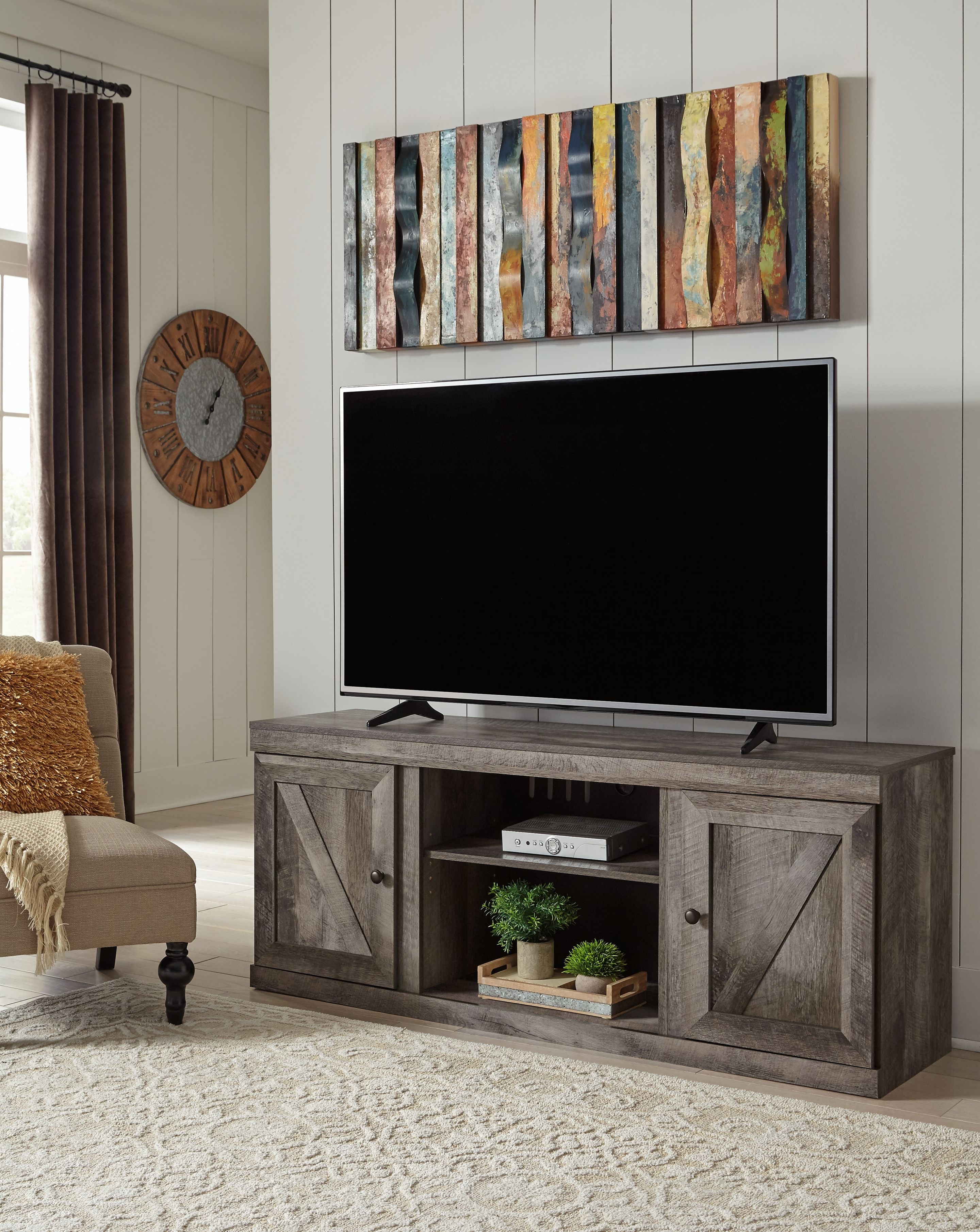 Wynnlow - Mueble de TV con opción de chimenea