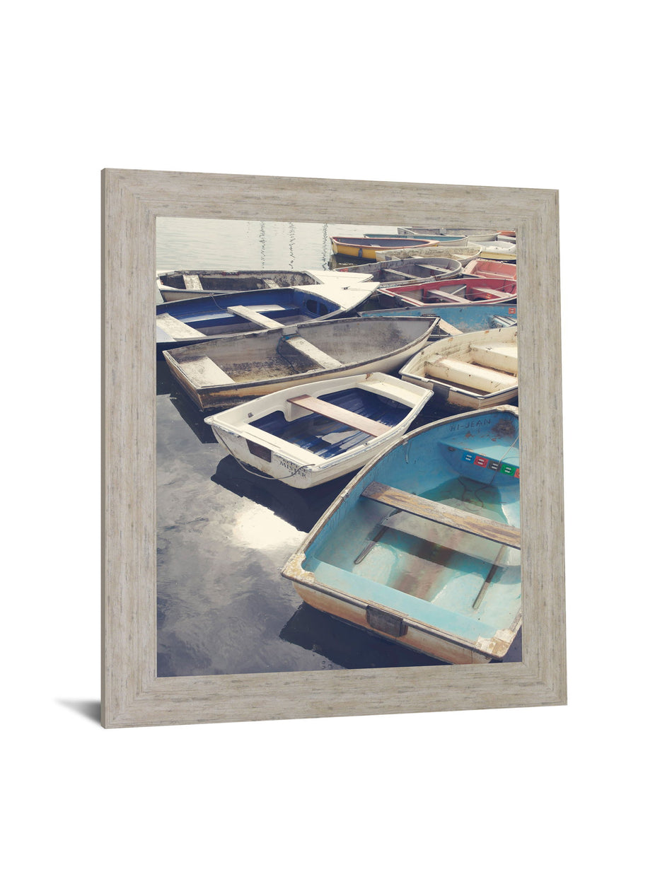 Dockside Drift - 28" x 34" Framed Wall Art