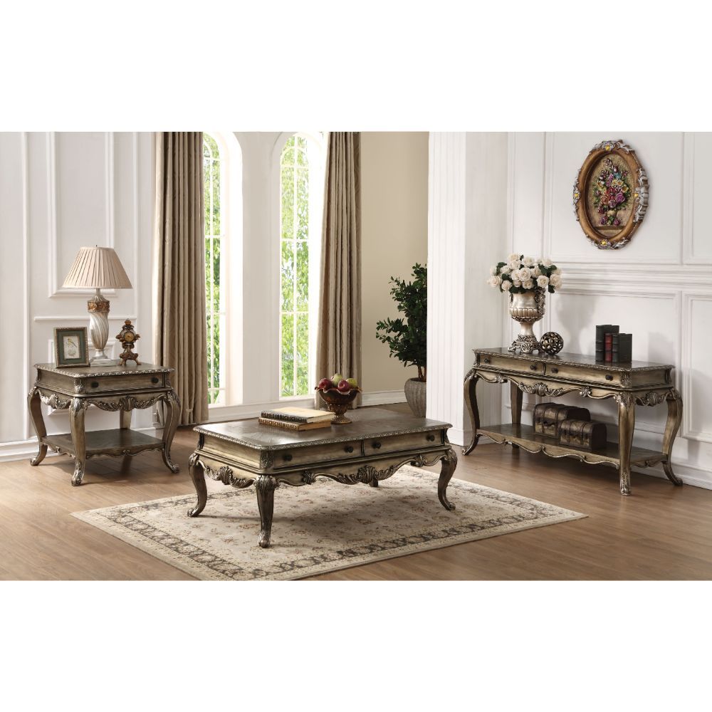 Ragenardus - Mesa auxiliar - Roble vintage