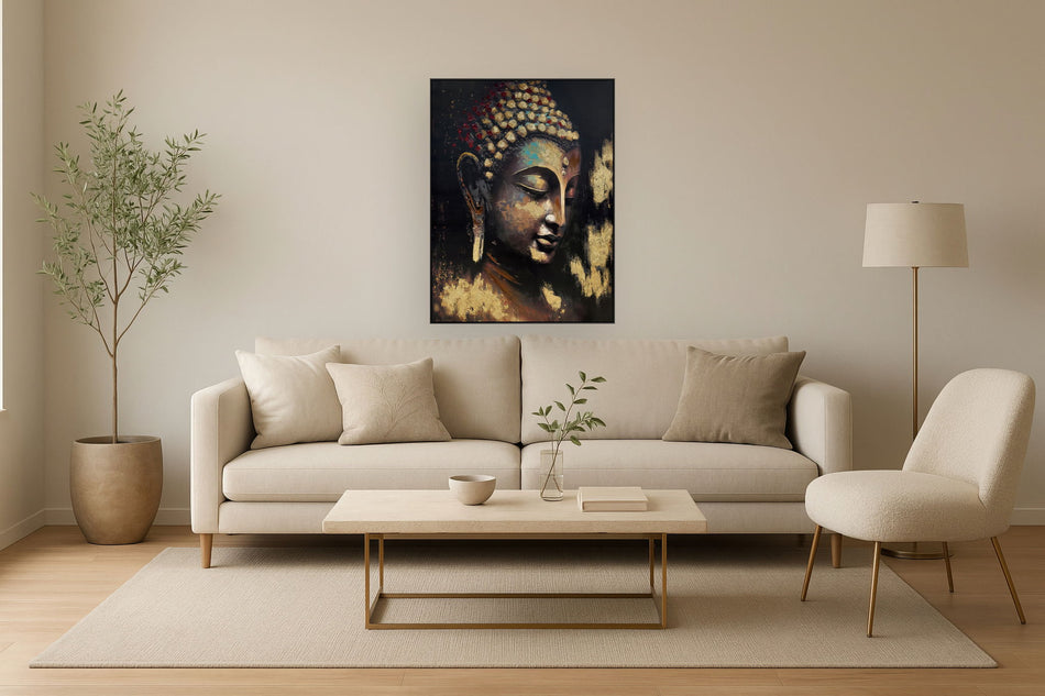 Buddha On Black - Black