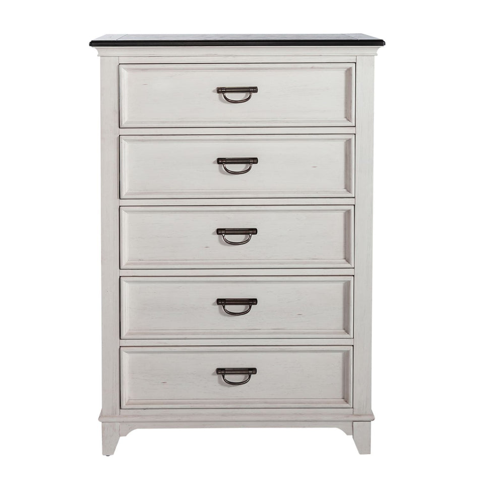 Allyson Park - 5 Drawer Chest - White