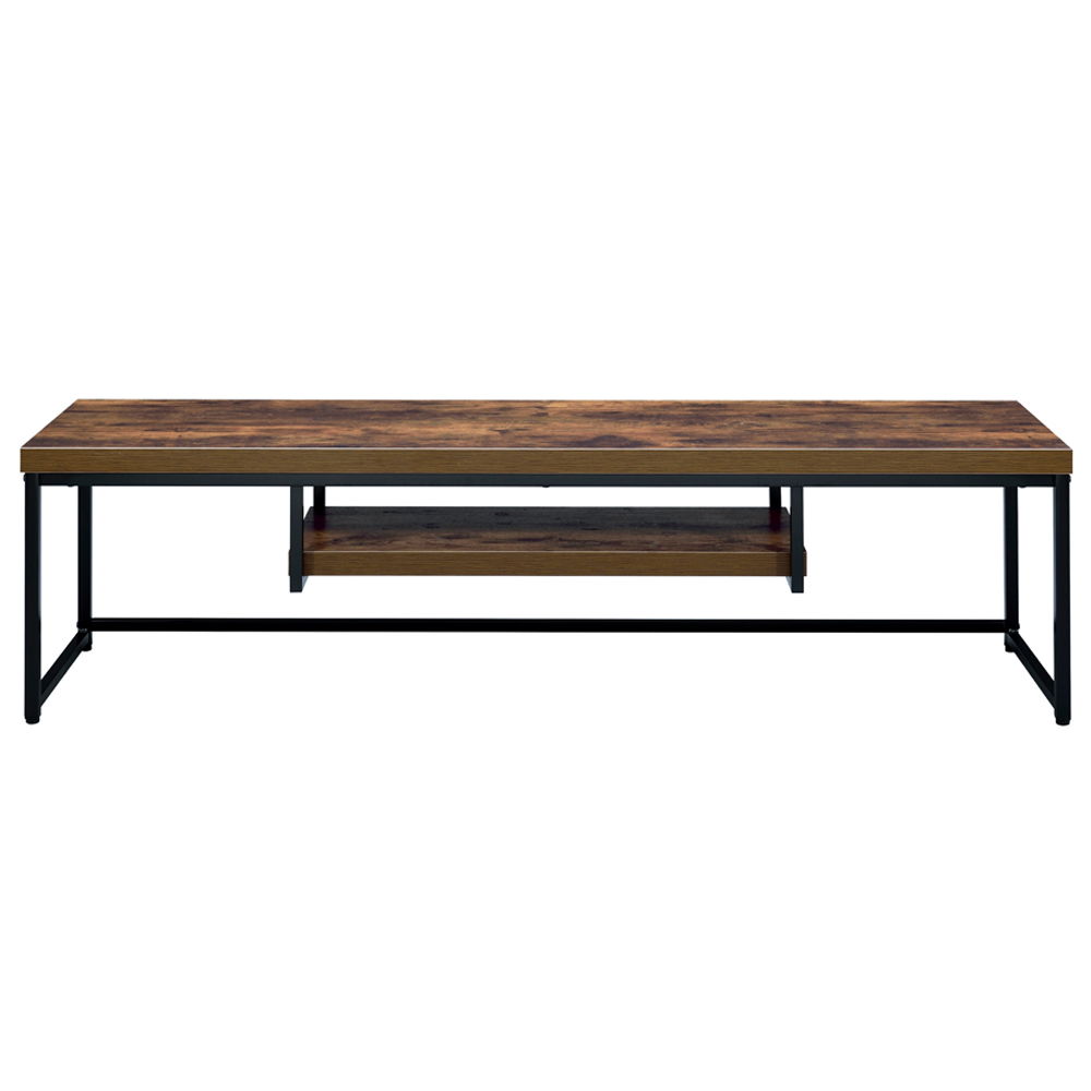 Bob - Mueble para TV - Roble desgastado y negro - 16"