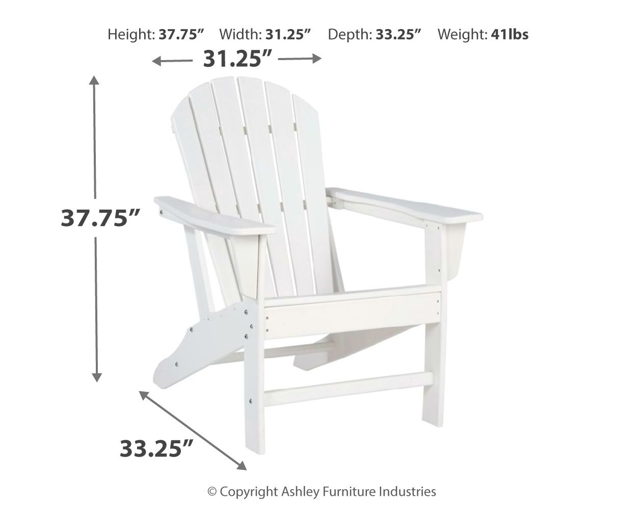 Sundown Treasure - Silla Adirondack para exteriores