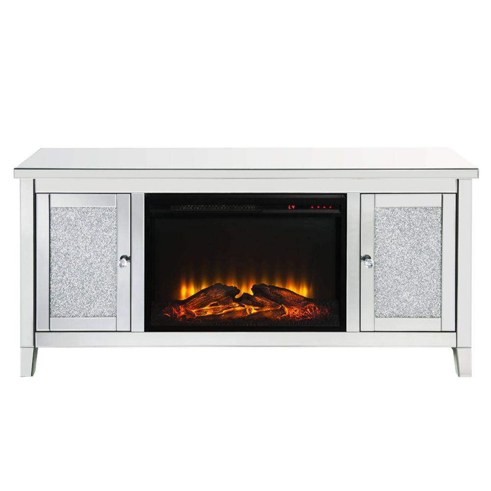 Noralie - Mueble de TV con chimenea