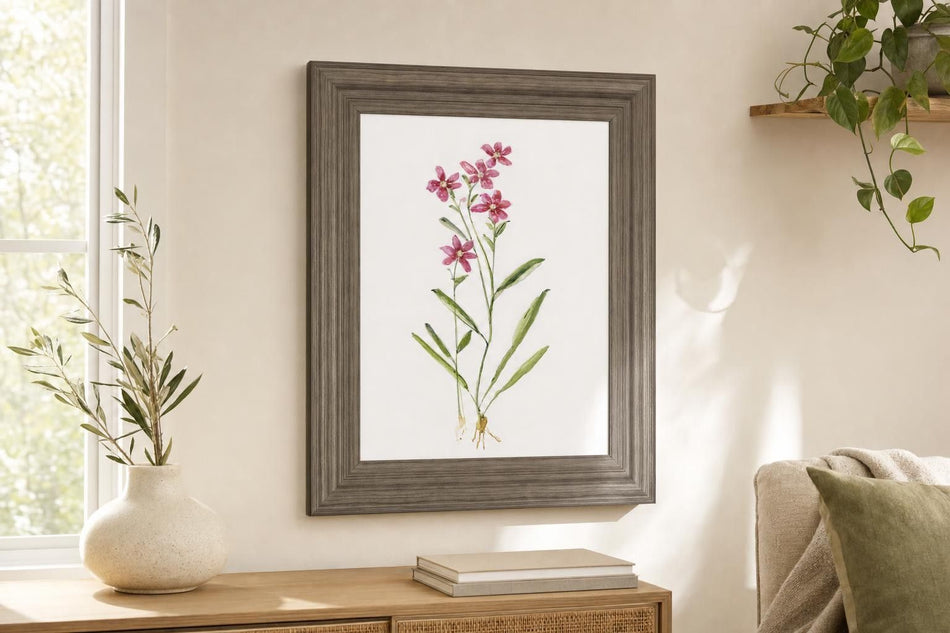 22x26 Delicate II By Sally Swatland - White