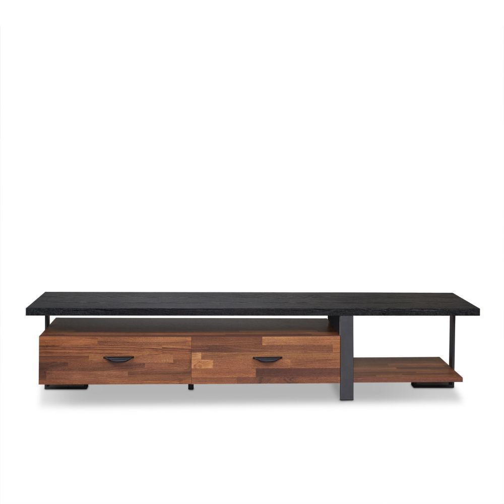 Elling - Mueble de TV - Nogal y negro