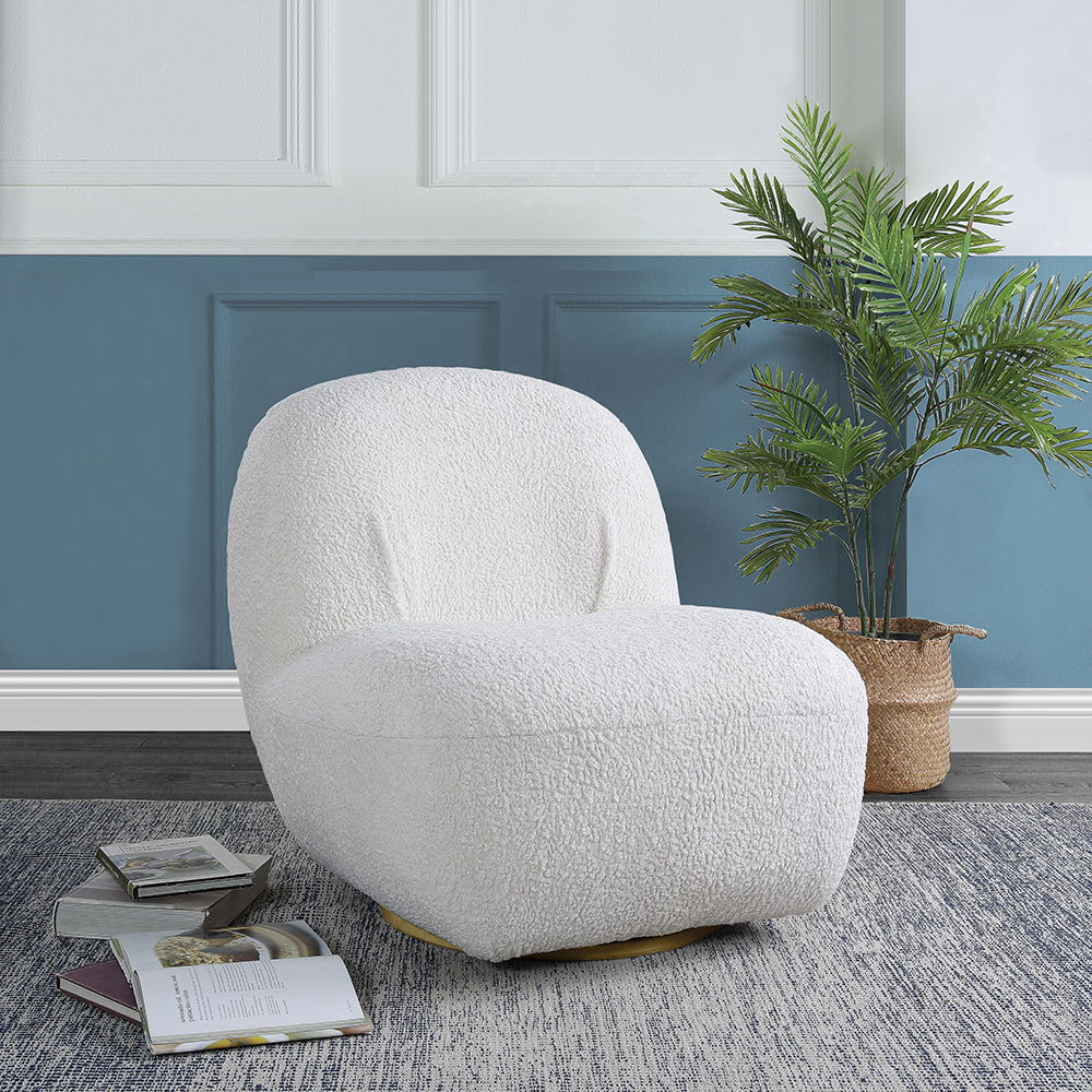 Yedaid - Silla decorativa con asiento giratorio