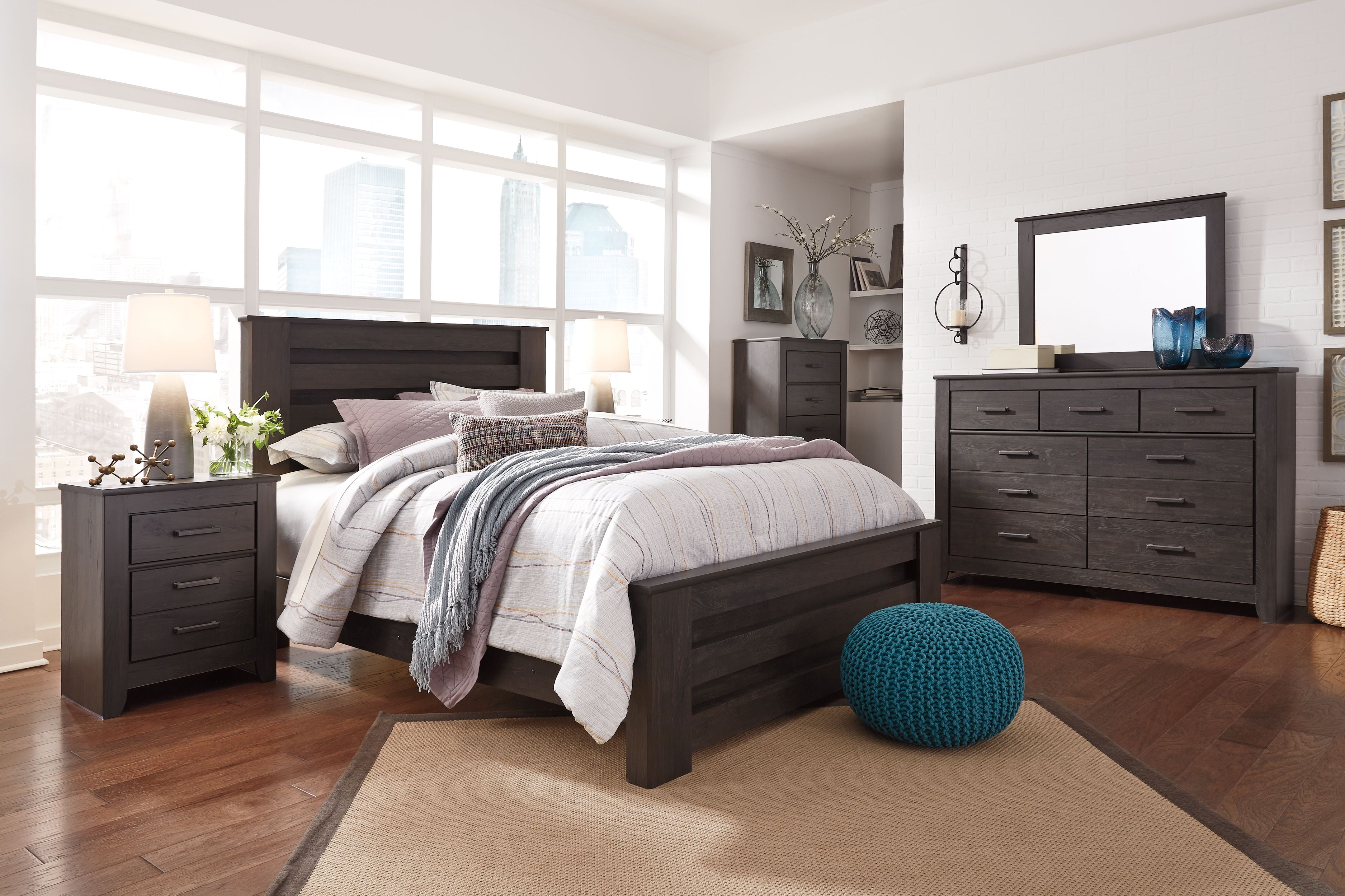 Brinxton - Cama con paneles