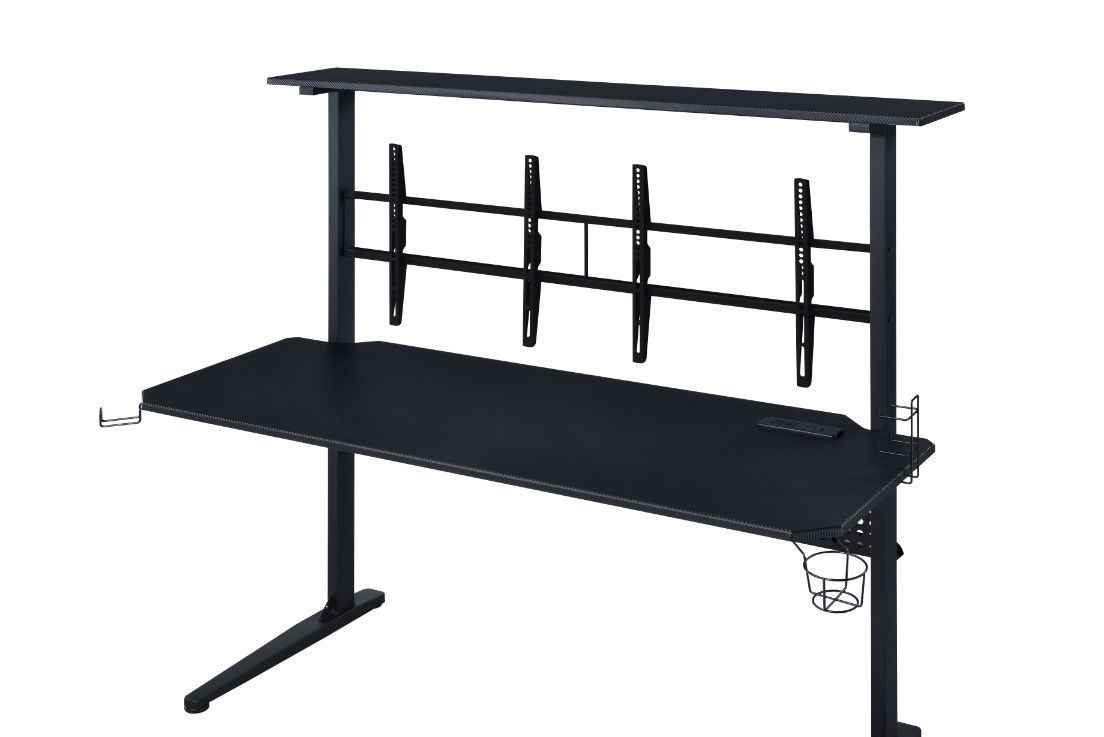 Mesa de juego Canzi con acabado en negro