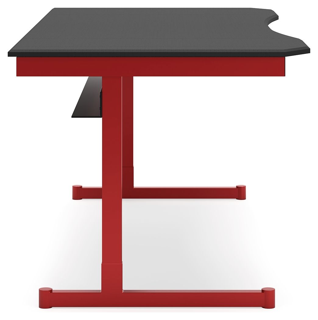 Lynxtyn - Rojo / Negro - Escritorio para oficina en casa