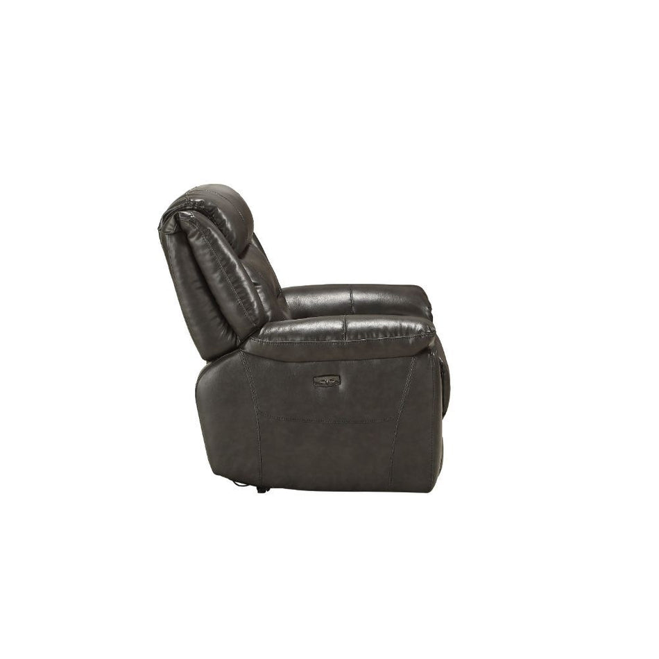 Imogen - Sillón reclinable - Cuero gris - Aire