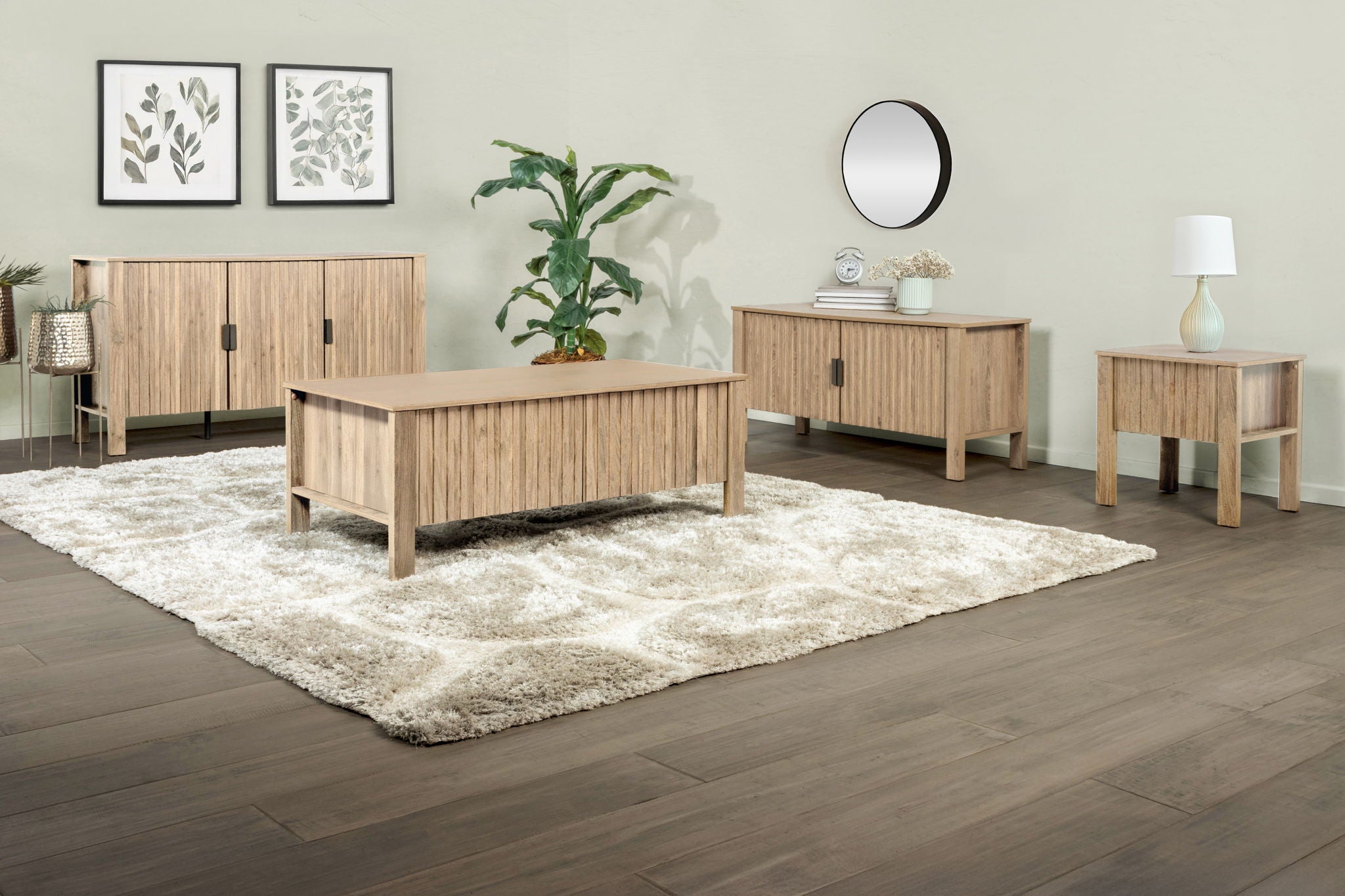 Thayer - One Drawer End Table/Bedside Table - Natural