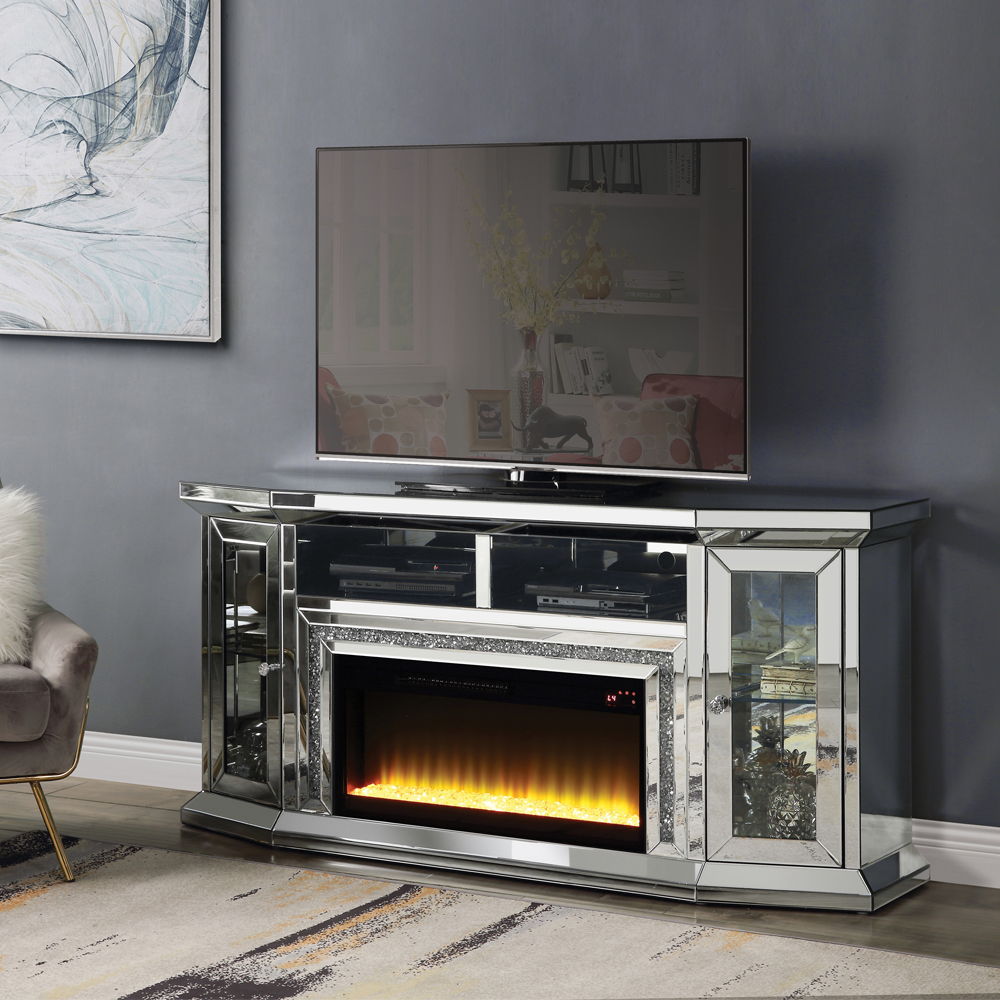 Noralie - Mueble de TV con espejo de 32"