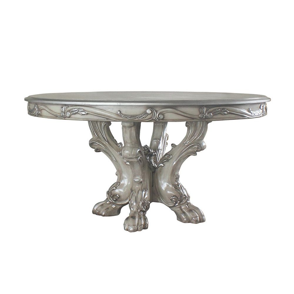 Dresden - Mesa de comedor - Blanco hueso vintage - 30"