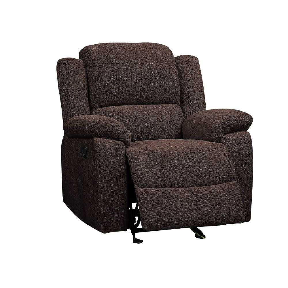 Madden - Sillón reclinable Glider - Chenilla marrón