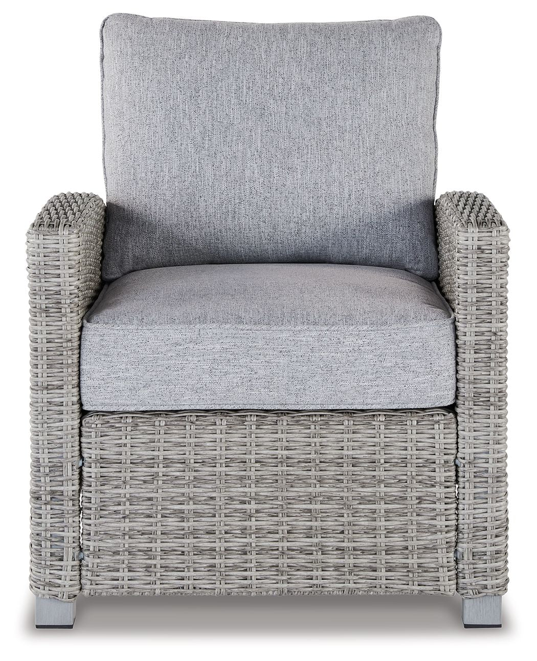 Sillón tipo lounge con cojín color gris claro de Naples Beach