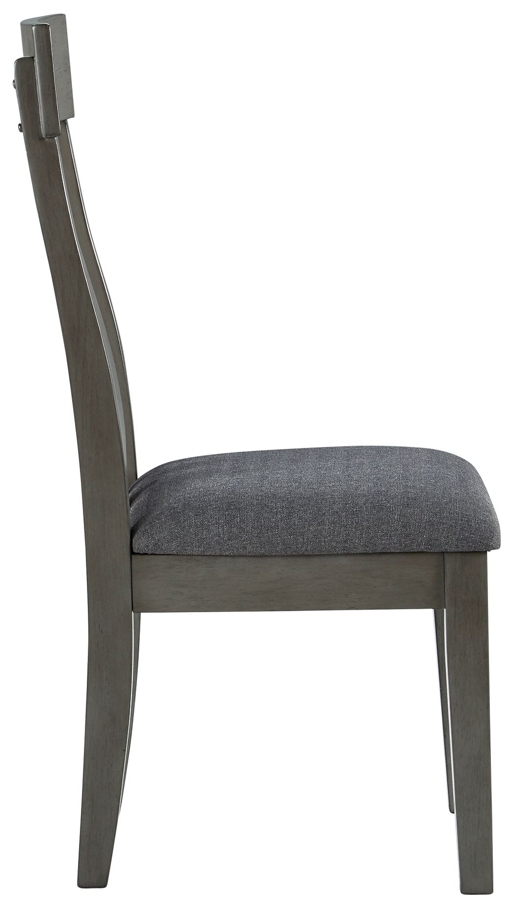 Hallanden - Silla auxiliar para comedor UPH negra/gris (juego de 2)