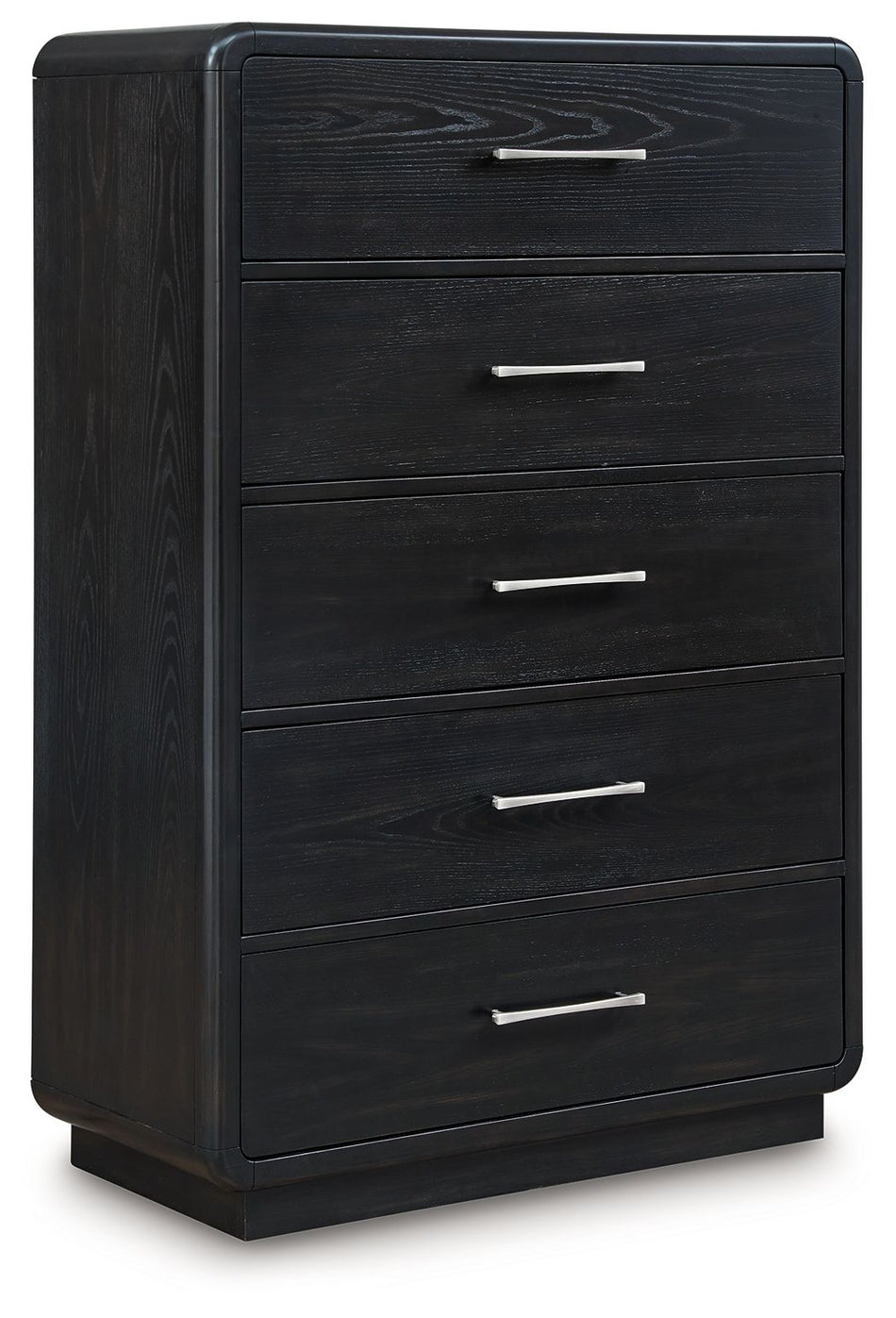 Cómoda de cinco cajones Rowanbeck - Negra