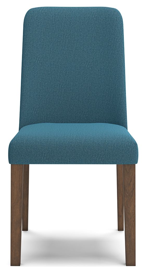 Lyncott - Azul / Marrón - Silla auxiliar de comedor (juego de 2)
