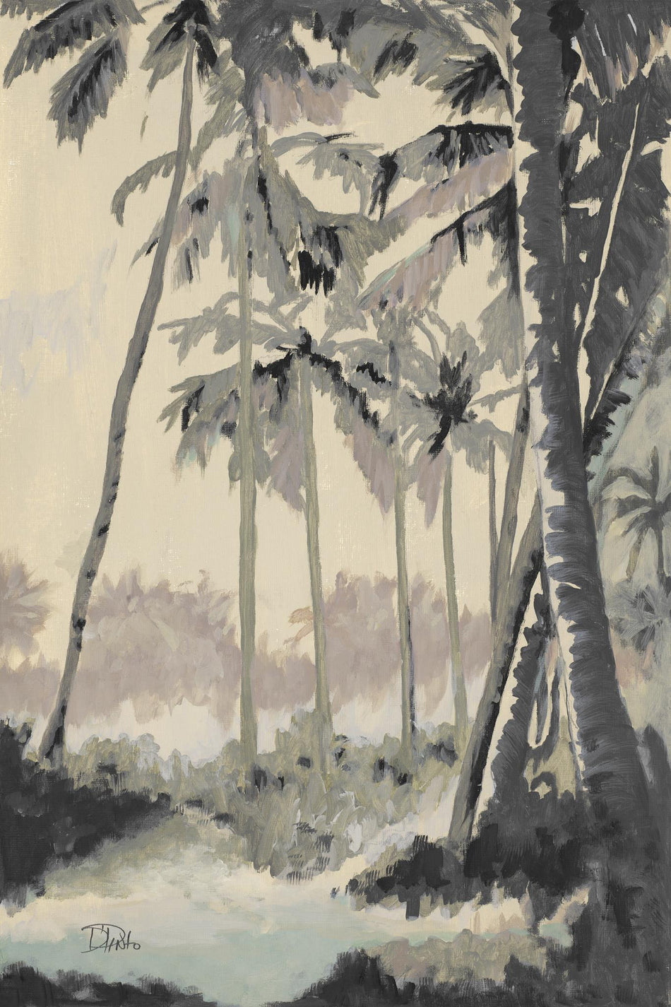 Tropical Forest By Patricia Pinto (Framed) - Gray