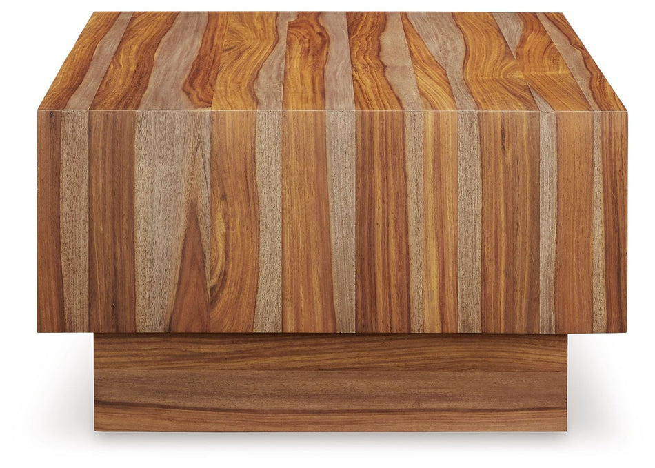 Dressonni - Marrón - Mesa de cóctel rectangular