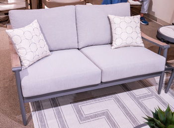 Ocean Beach - Gray - Loveseat With Cushion