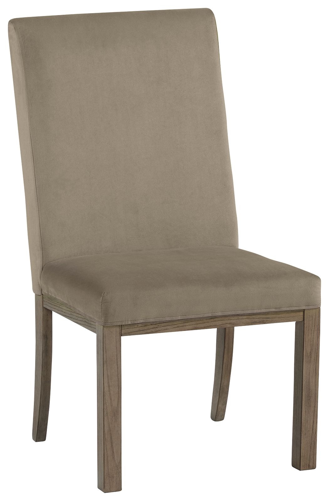 Chrestner - Gris/Marrón - Silla auxiliar de comedor UPH (juego de 2)