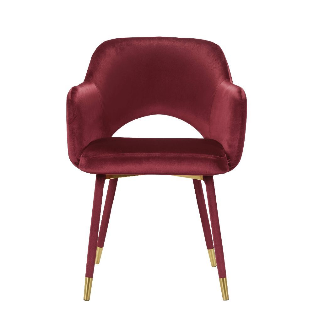 Sillón con acento de madera de manzano