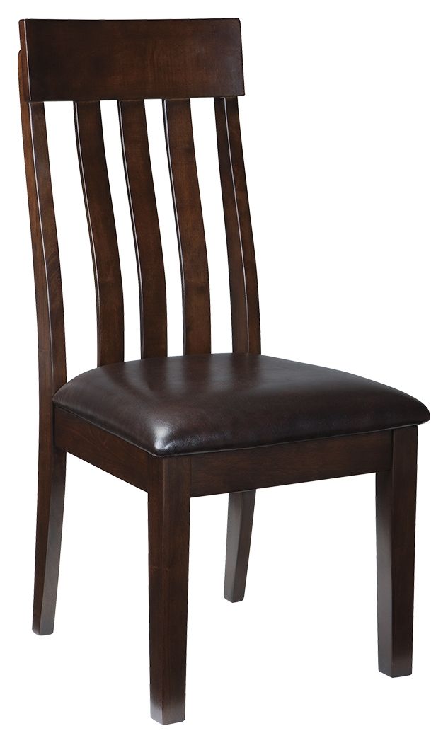 Haddigan - Marrón oscuro - Silla auxiliar de comedor UPH (juego de 2)