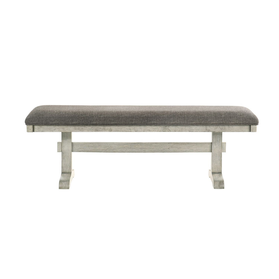 Hallendale - Upholstered Dining Bench (RTA) - White