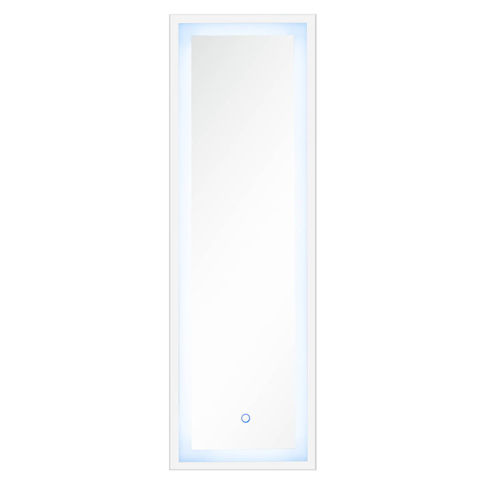 Dominic - Floor Mirror With LED - Mirrored