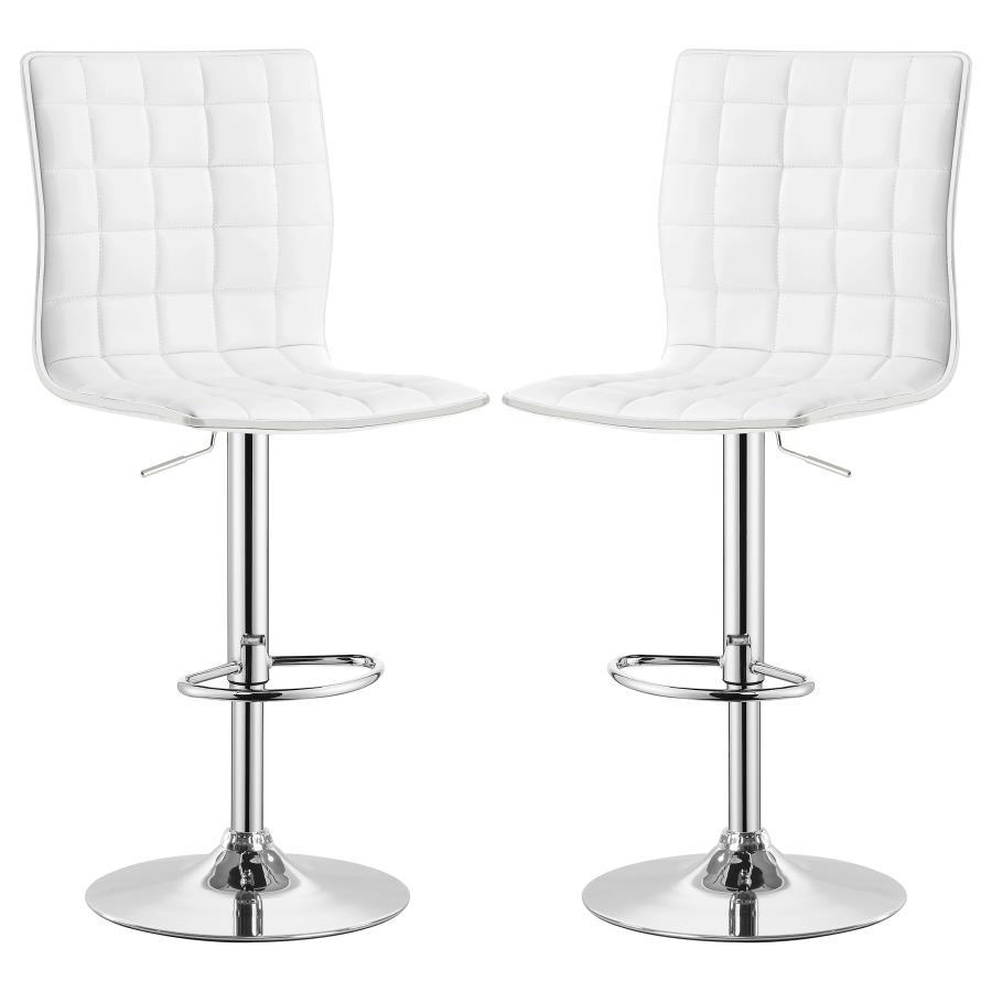 Ashbury - Upholstered Adjustable Bar Stool (Set of 2)