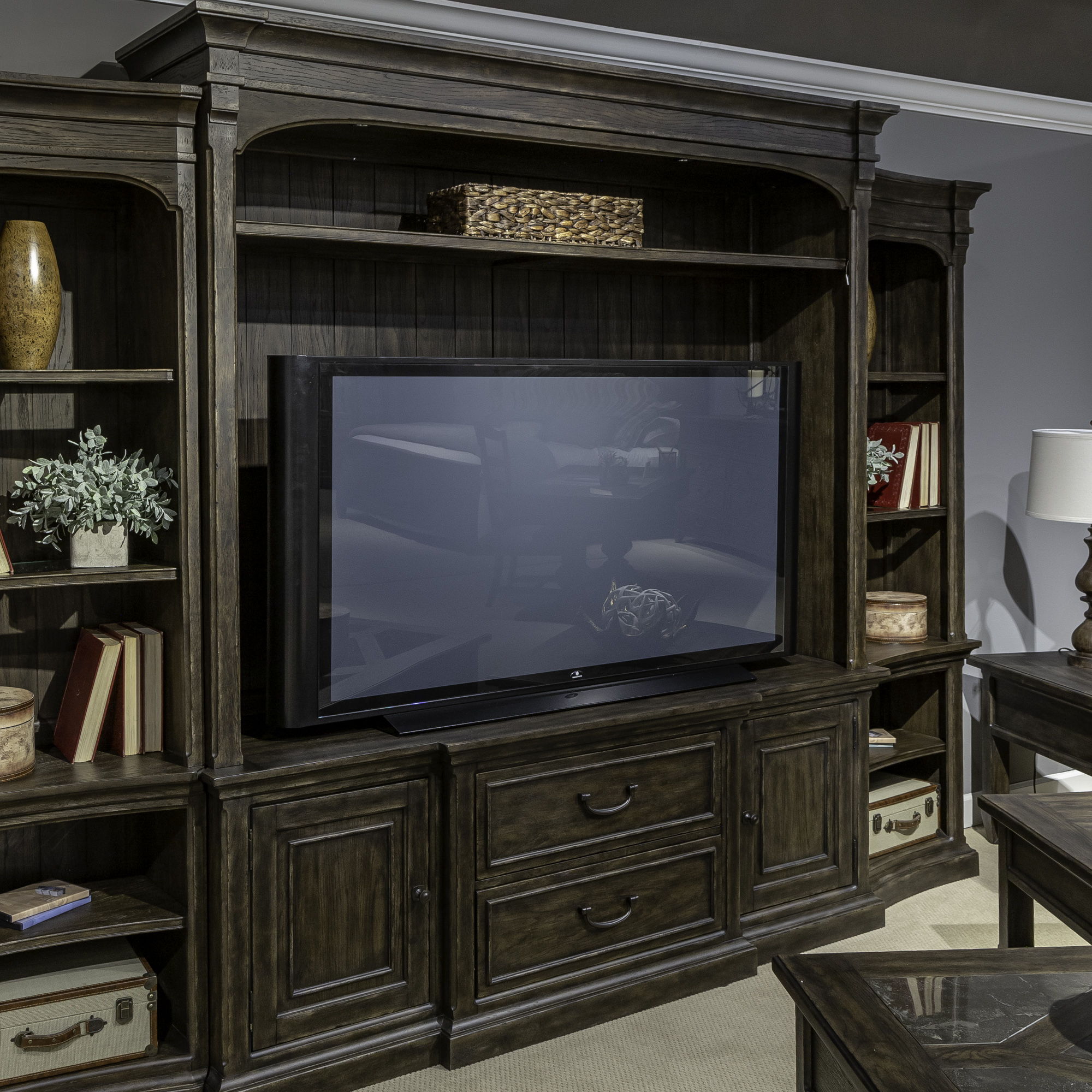 Paradise Valley - Entertainment Center - Dark Brown