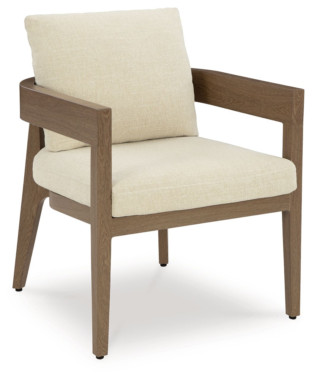 Sillón Serene Bay con cojín (juego de 2) en marrón oscuro y blanco