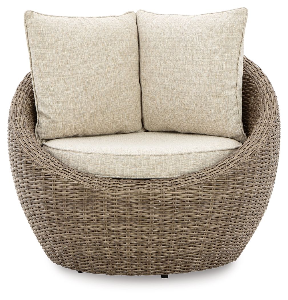 Danson - Sillón giratorio con cojín