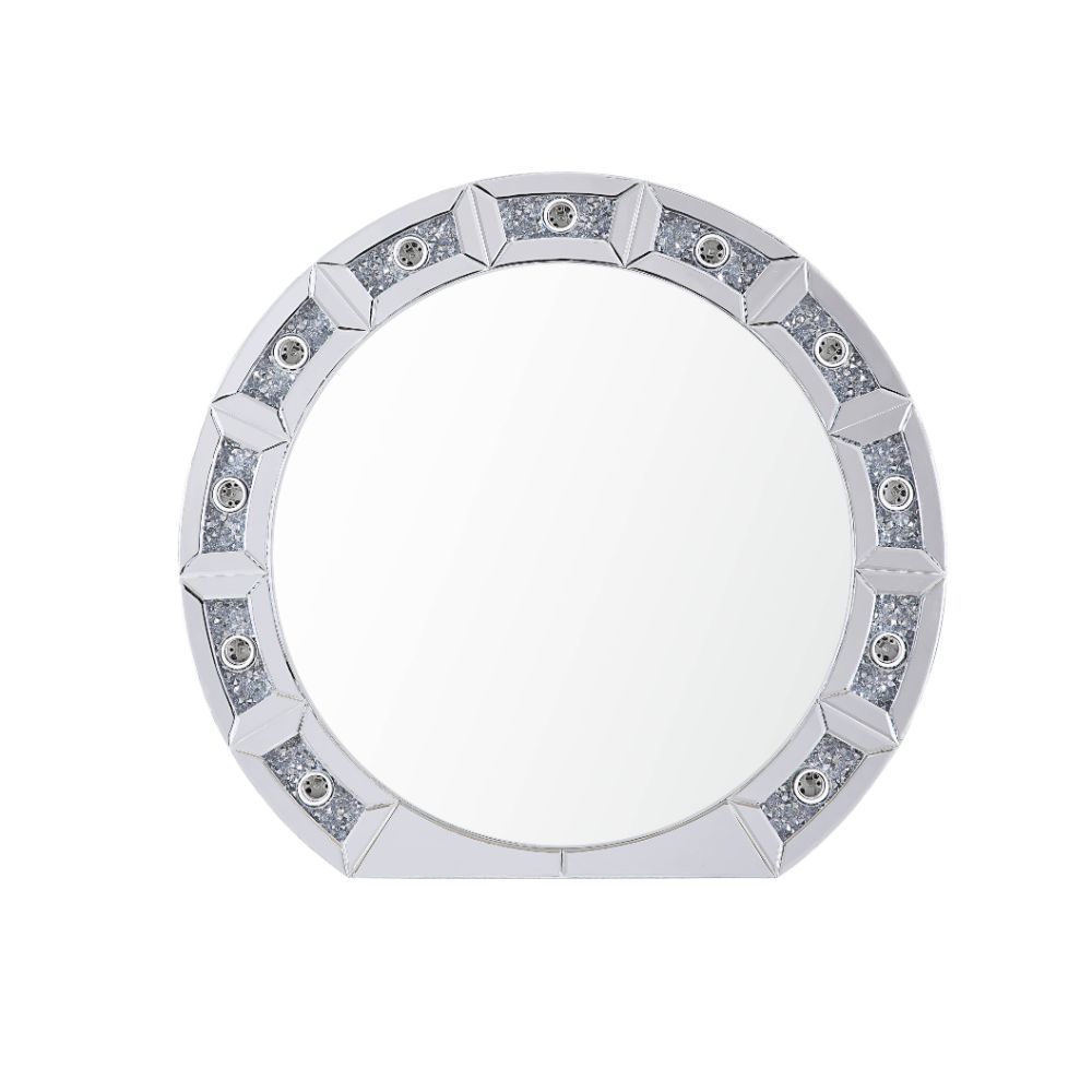 Noralie - Decoración de pared - Espejos y diamantes falsos - 29"