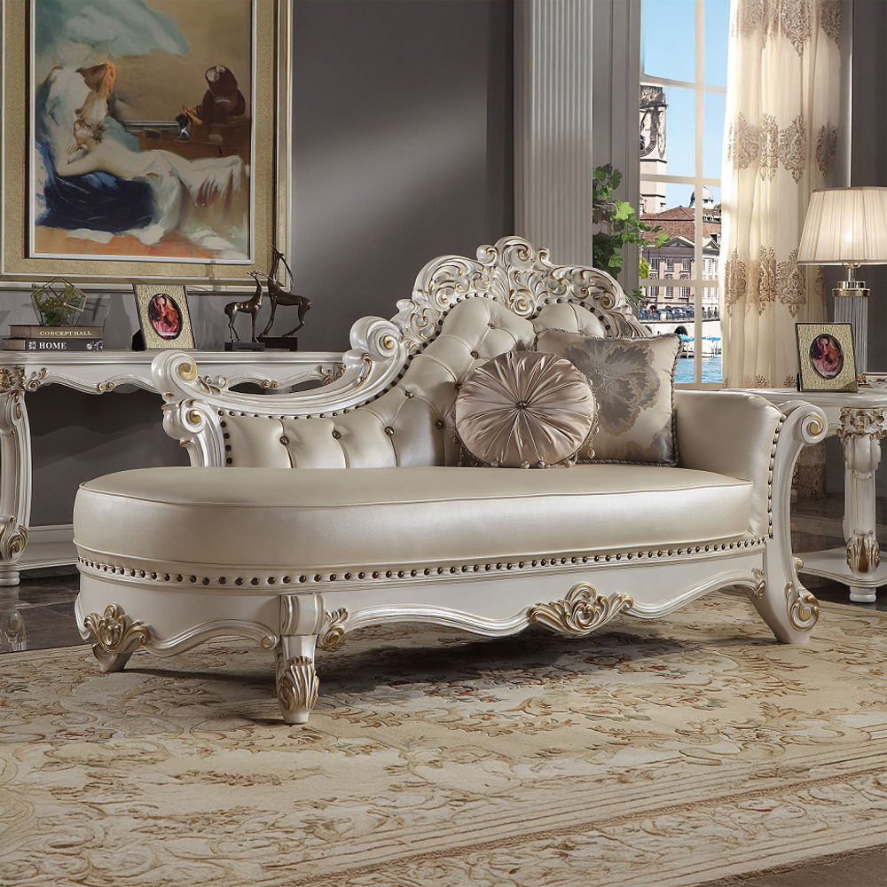 Vendome - Chaise longue con 2 almohadas