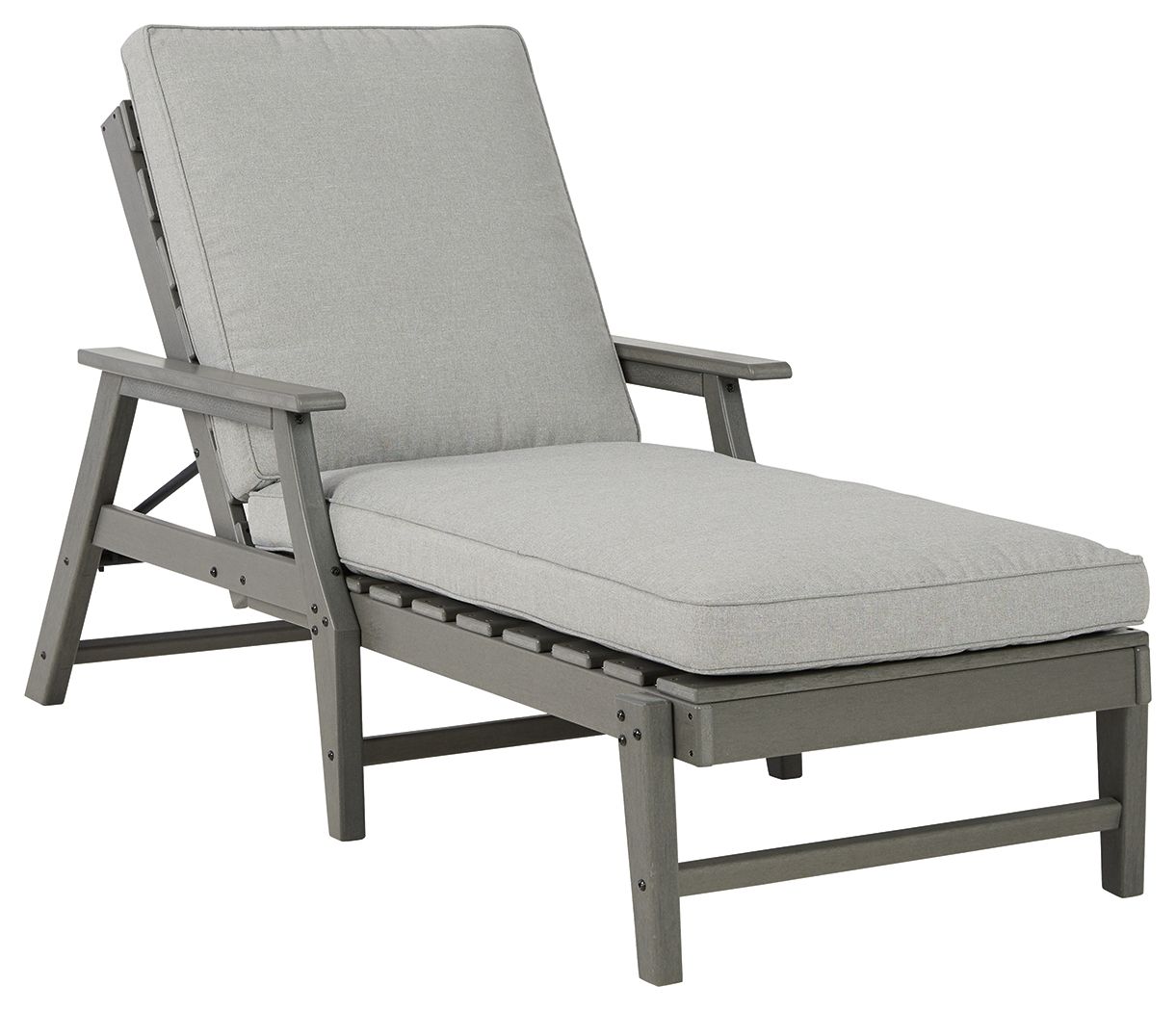 Visola - Gris - Chaise Lounge con Cojín