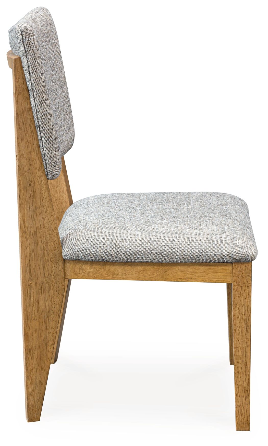 Sherbana - Marrón claro - Silla de comedor tapizada (juego de 2)